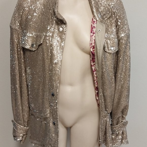 Free People sequin jacket NWT - Picture 8 of 9